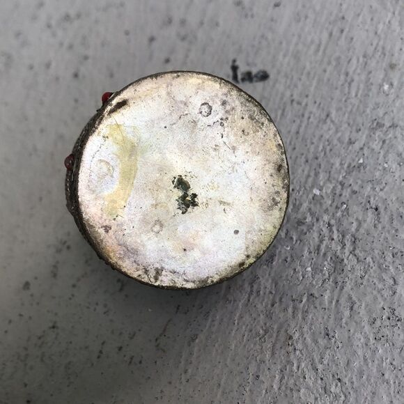 Silver artisan trinket box - Picture 6 of 7